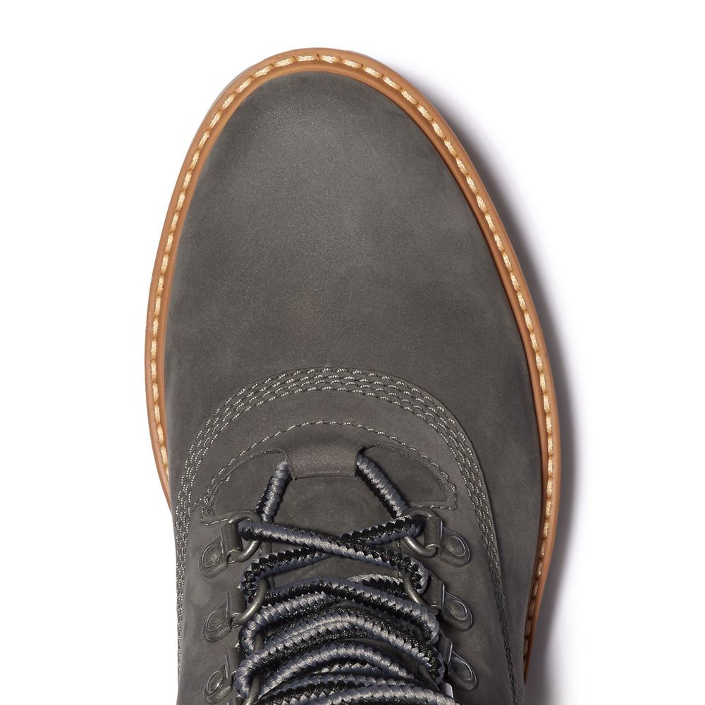 Botas Feminino - Timberland 6-Inch Courmayeur Valley Impermeavel - AJQCP6908 - Cinzentas